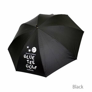 ●1③送料無料【ブラック】ブルーティーゴルフ 【晴雨兼用ワンタッチアンブレラ】【AC-021】BLUE TEE GOLF 