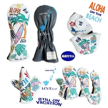 ■オークション送料無料【PTB:アロハ オン ザビーチ2024】ブルーティーゴルフ ブレード型パターカバーALOHA ON THE BEACH DHC-005_画像5