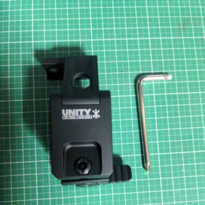 EVOLUTION GEAR UNITY TACTICAL FTC G33 Magnifier Mount BK マグニファイア マウント レプリカ 1.93 FASTシリーズ