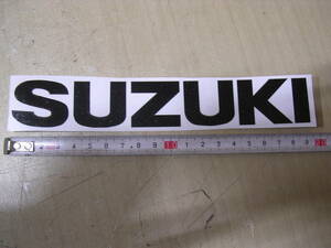 スズキ　SUZUKI　タンク　カウル　ステッカー　デカール　ロゴマーク　黒　19cm　RG　TS　GT　カタナ　GSX　GS　ハヤブサ　
