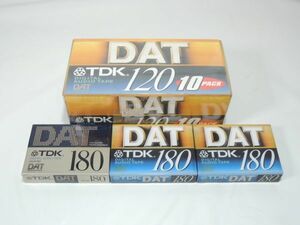 新品 TDK DATテープ 120分 10本 ＋ TDK DATテープ 180分 3本 合計13本セット 0205