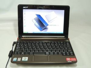 エイサー Acer Aspire one ZG5 ミニパソコン ネットブック Atom N270/1GB/120GB/WinXP/8.9型ワイド