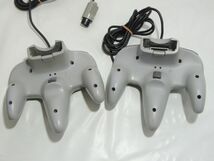 NITENDO64 ニンテンドー64 NUS-001 本体＋専用ACアダプター＋コントローラー2個＋コントローラーパック＋メモリー拡張パック_画像8