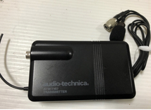 Audio Technica　ATW-SP707 ATW-SP808a ATW-SP717M ATW-1035 等用ワイヤレストランスミッター　ATW-T107　とマイクロホン　AT829　2セット_画像5