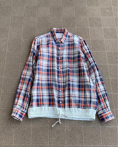 sacai チェックシャツ