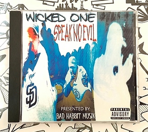 (CD) Wicked One － Speak No Evil / G-rap / G-luv / Gangsta / HipHop / Gラップ / ギャングスタ / ウェッサイ / ヒップホップ