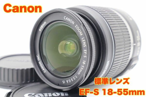 2月14日限定価格♪Canon EF-S 18-55mm IS 標準レンズ