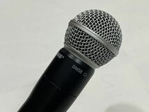 SHURE　UR2-M6/SM58　国内正規品　開封未使用品　動作品　美品　擦傷錆汚れ等有り　現状渡し ＊工事設計認証の証明書付_画像3