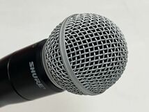 SHURE　UR2-G1HK/SM58　国内正規品　開封未使用品　動作品　美品　擦傷錆汚れ等有り　現状渡し ＊工事設計認証の証明書付_画像4