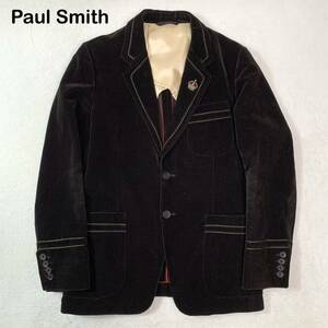 豪華なカフス！　☆美品☆ Paul Smith Collection クラウンカフス　ベロア素材　ジャケット　メンズ　Mサイズ