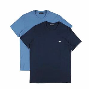 新品 エンポリオアルマーニ Tシャツ Mサイズ ２枚セット EMPORIO ARMANI アンダーウェア カットソー アルマーニTシャツ 送料無料の画像1