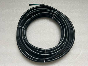 ☆ビニルキャブタイヤ丸形コード 3芯 12AWG(3.31mm2) 9m 黒　管理番号[F1-4032]