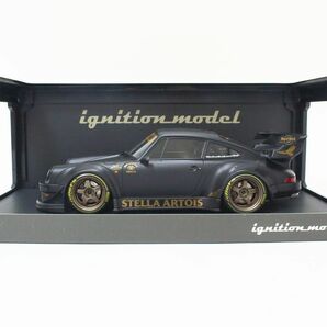 ● イグニッションモデル 1/18 RWB ポルシェ 964 Matte Black IG2465 ●NOE09391 マットブラック ignition modelの画像2