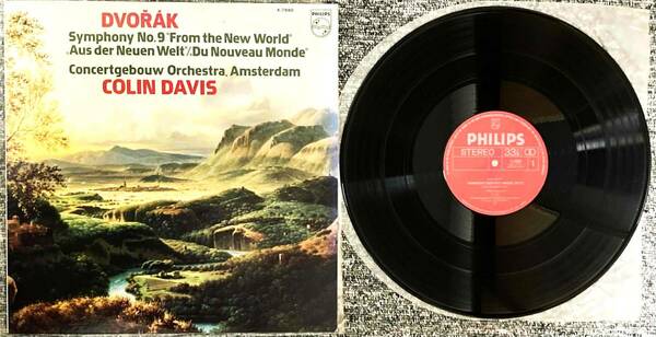LPレコード デイヴィス ドヴォルザーク / 交響曲第９番”新世界より / Davis Dvorak Symphony No.9 & From the New World Philips X-7880