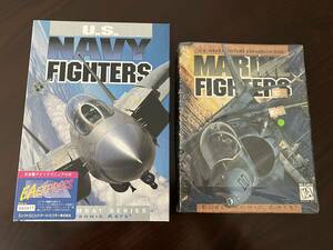 U.S. NAVY FIGHTERS / MARINE FIGHTERS 英語版 Electronic Arts MS-DOS 5.0 合計2ゲームセット 1994, 195年