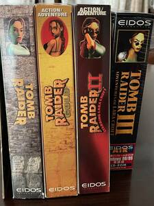 TOMB RAIDER, TOMB RAIDER GOLD, TOMB RAIDER II, TOMB RAIDER III ４ゲームセット EIDOS