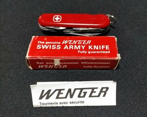 ウェンガーWENGER　アーミーナイフ　未使用状態保存品