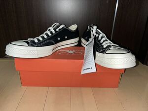 converse コンバースチャックテイラーct70ブラック28cm ローカット