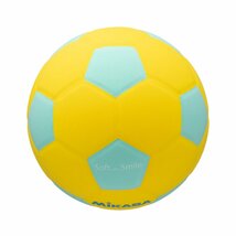 ミカサ(MIKASA) ジュニア サッカーボール 4号 スマイルサッカー (小学生用) 約180g イエロー/グリーン_画像5