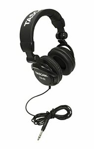 TASCAM( Tascam ) TH-02 air-tigh type stereo monitor headphone black folding Youtube music creation raw 