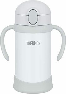 サーモス(THERMOS) まほうびんのベビーストローマグ FJL-350 グレー (GY) 350ml