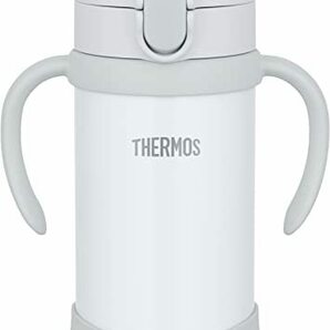 サーモス(THERMOS) まほうびんのベビーストローマグ FJL-350 グレー (GY) 350mlの画像1