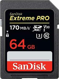 SanDisk 64GB Extreme PRO UHS-I SDXC 170MB/s SDSDXXY-064G サンデ