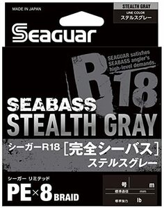 クレハ(KUREHA) PEライン シーガー R18完全シーバス 150m 1号 19lb ステルスグレー