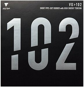 ヴィクタス(VICTAS) 卓球 ラバー VO)102 表ソフト ハイエナジーテンション 攻撃用 レッド 2.0 020
