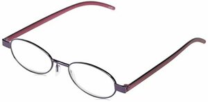 ULTRA Flat READER super thin type light weight farsighted glasses ( exclusive use slim case attaching )reti-z purple +3.50