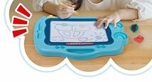 キッズ!!おえかきデスクボード お絵描きボード 幼児教育 知育玩具 (ブルー)_画像2