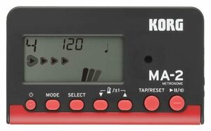 KORG メトロノーム MA-2 BKRD ブラックレッド 吹奏楽 ブラスバンド オーケストラ ギター 声楽 アカペラ