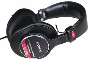 SONY wire air-tigh type Studio monitor headphone black MDR-CD900ST
