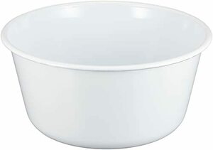 ダルトン 琺瑯製 洗面器 M Enameld washbowl M 白