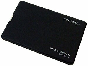 ESCHENBACH(エッシェンバッハ) 携帯用薄型ライトつきルーペ イージーポケット ブラック 3倍 ドイツ製 152