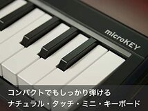 KORG （コルグ） MIDI キーボード コントローラー USB パスパワー DTM プラグイン付属 microKEY_画像4