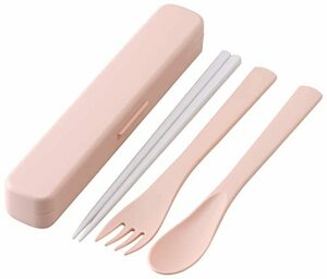 ske-ta-(Skater) anti-bacterial sound. if not set of forks, spoons, chopsticks chopsticks spoon Fork sombreness pink made in Japan TAC1AG