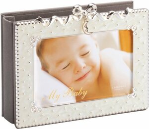  Rodan na photo frame baby white ribbon album frame AMB31-P-WH