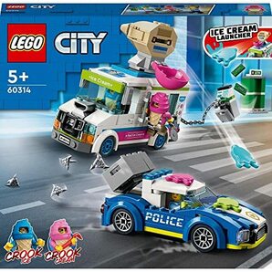 レゴ(LEGO) シティ アイスクリームトラックを追え！ 60314 おもちゃ ブロック プレゼント 警察 けいさつ 乗り物 のりの画像2
