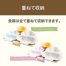 ピジョン KIPPOI キッポイ ベビー食器 セット クリームイエロー&ミントグリーン_画像4