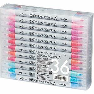. bamboo water-based pen ZIG clean color f TCS-6000T/36V 36 color 
