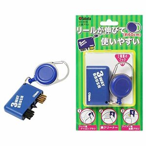 Tabata(タバタ) ゴルフ ブラシ 溝削り ゴルフメンテナンス用品 3way 三連ブラシ GV0698