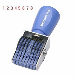  car chi is ta stamp rotating rubber stamp . writing 8 ream 6 number seal size approximately 24×3 millimeter gothic body 