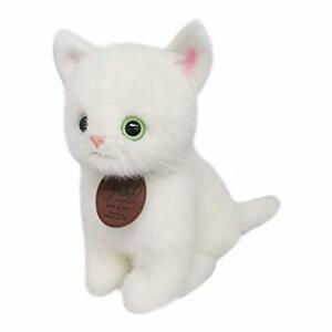 三英貿易 オリジナル ぬいぐるみ グレイスフル(日本製) おすわりCAT 白猫 W13×D18×H22cm ネコ I-6