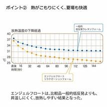 西川 (Nishikawa) エンジェルフロート やさしく支える枕 高さ ふつう 一年中ふわふわ 空気孔で通気性アップ_画像5