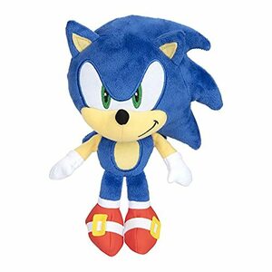 Sonic The Hedgehog ぬいぐるみ 9インチ モダンソニックコレクタブルトイ モダンソニック。
