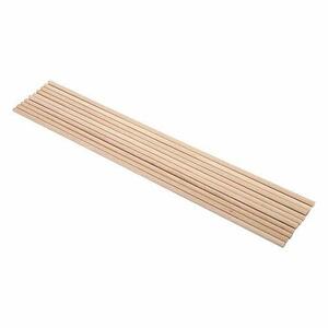 Eboxer 木製スティック 木材 棒木 DIY工具 白木 丸棒材 長さ30CM ５つのサイズを選ぶことができる １０本