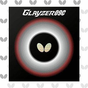 バタフライ (Butterfly) 卓球 日本製 ラバー グレイザー09C 裏ソフト 粘着性ハイテンション レッド (006) 特厚 06110