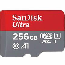 SanDisk microSDXC 100MB/s 256GB Ultra SD変換アダプター付属 サンディスク SDS_画像1