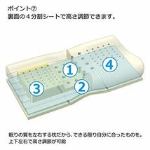 西川 (Nishikawa) エンジェルフロート やさしく支える枕 高め 一年中ふわふわ 空気孔で通気性アップ ストレス_画像10